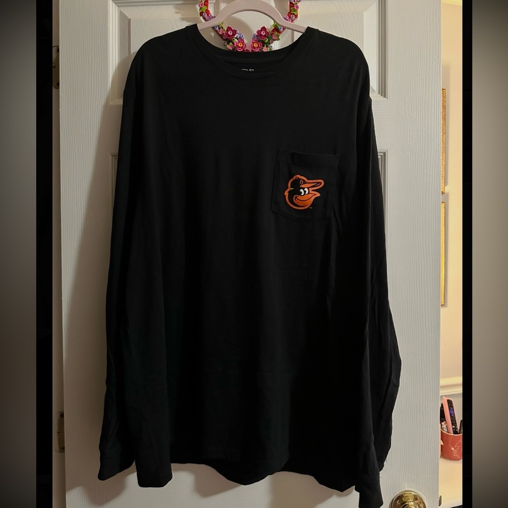 Baltimore Orioles Vineyard Vines Black Longsleeve Shirt XXL